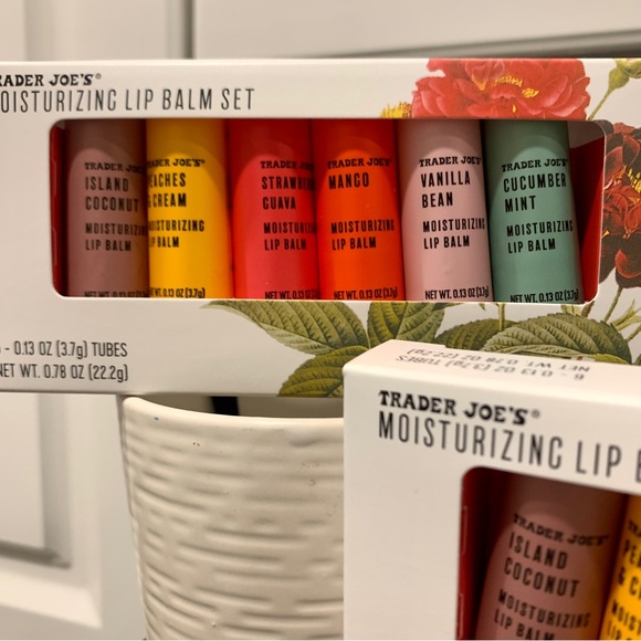 Trader Joe’s Makeup One Box Trader Joes Moisturizing Lip Balm Set